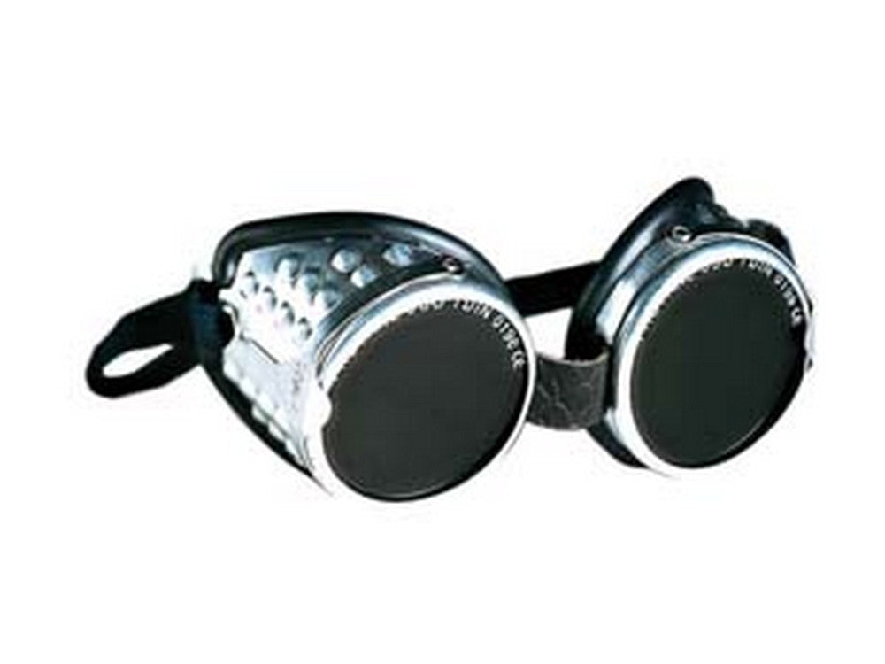 1Pz Occhiali Di Protezione Per Saldatura In Alluminio Con Lenti Verdi Cod:Ferx.Fer292337