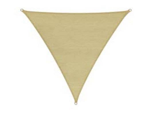 vela ombreggiante hdpe triangolare beige - mt.5x5x5 fer296540