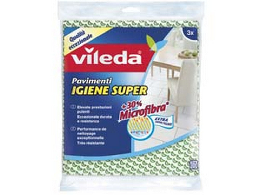 5pz vileda panno pavimenti igiene super pz.3 cm.50x45 fer309448