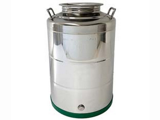 fusto inox per olio saldato lt.50 fer312677