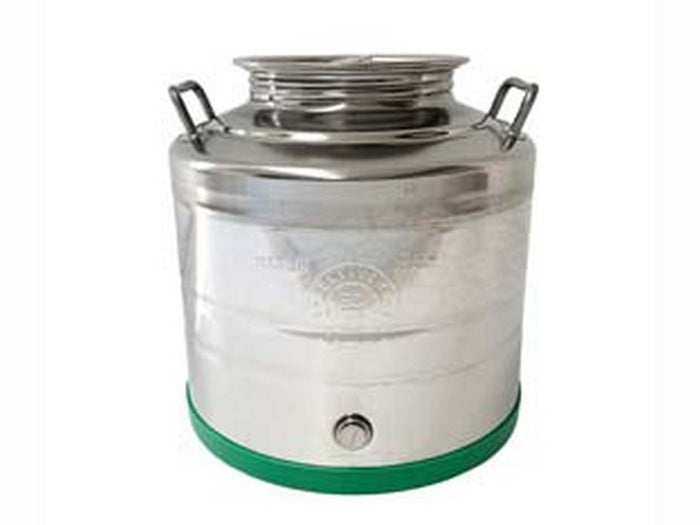 fusto inox per olio saldato lt.30 fer312684