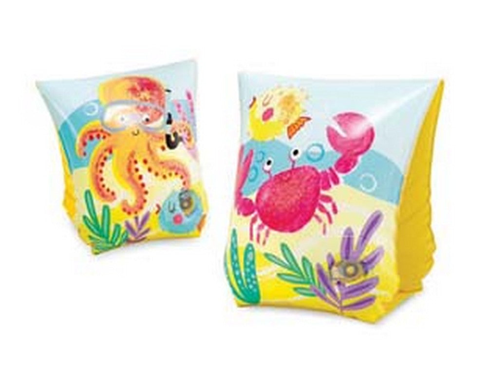 4pz braccioli gonfiabili "fun fish" 3-6 anni - cm.23x15 - peso kg.0,12 (58652) fer312868