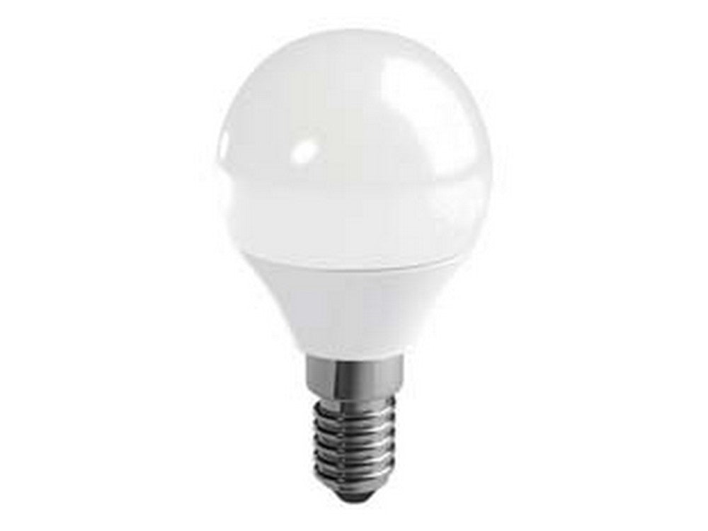 10pz lampada led sfera opale e14 - 4,9w - e14 - 4000?k naturale - 470 lm - 210? fer314312