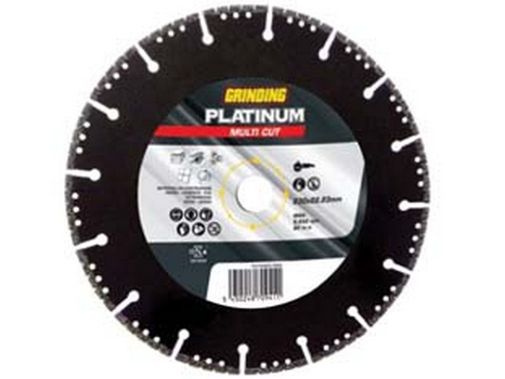 dischi diamantati univ. "platinum multi-cut" mater. costr. ? mm.230 - ? mm.230x3,1 foro 22,23 corona a settori fer315067