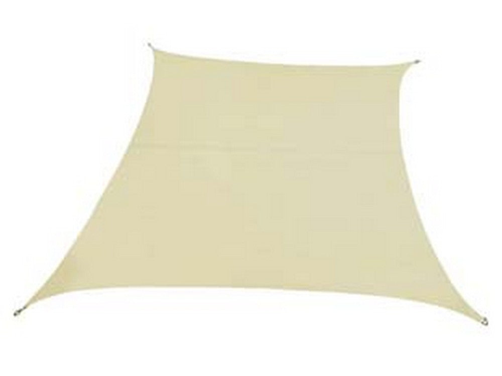 vela ombreggiante poliestere quadra beige - mt.2,9x2,9 fer315104