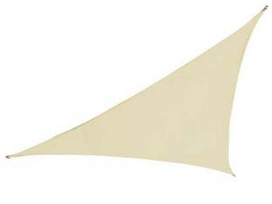 vela ombreggiante poliestere triangolare beige -mt. 2,9x2,9x2,9 fer315135