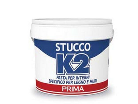 12pz k2 stucco in pasta specifico per legno e muri in barattolo - kg.1 fer315449