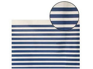 tenda doccia peva bianca/blu "striscia" - cm 240x200 fer319669