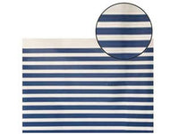 tenda doccia peva bianca/blu "striscia" - cm 180x200 fer319652