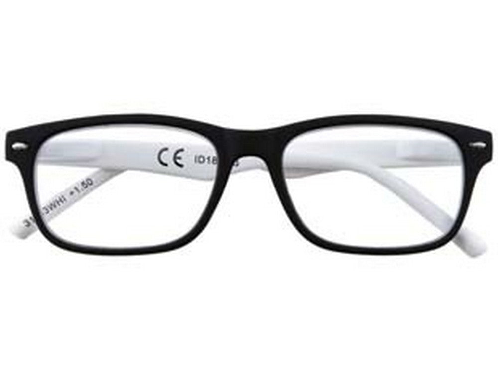 occhiale lettura montatura policarbonato nero/bianco b3 - diottrie +2,5 - 31z-b3-whi250 cod:ferx.fer358286