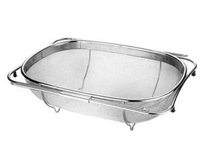 scolatutto estensibile in acciaio inox "chef" - cm.34/55x24x10h. fer326940