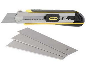 2Pz Cutter Grande Fatmax Mm.25 Con Guida In Acciaio Inox E 4 Lame - Mm.215 (0-10-486) Cod:Ferx.Fer330190