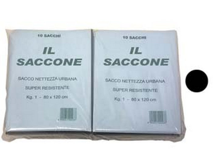 cf sacco "il saccone" nero pz.10 - cm.80x120 kg.1 fer331654