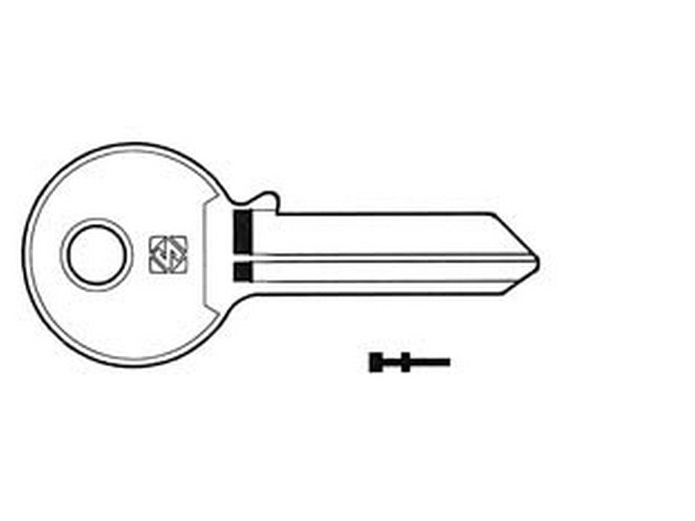 20pz chiavi per cilindri securemme 5 spine grandi scm4 - scm4  fer334211