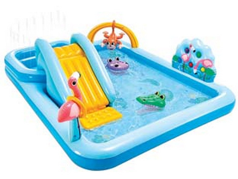 piscina gonfiabile "jungle adventure play center" +2 anni - cm.244x198x71h. - peso kg.7,10 (57161) cod:ferx.fer336710