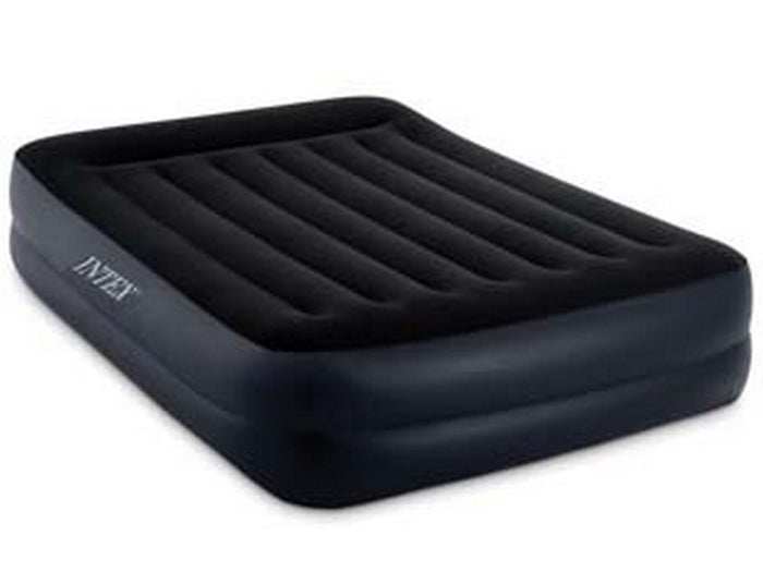 materasso gonfiabile "pillow rest queen" doppio con pompa incorporata - cm. 203x152x42h. - peso kg.7,20 (64124) fer337137