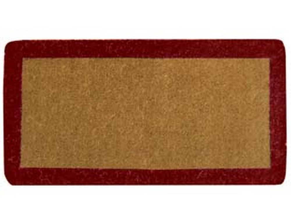 zerbino imperiale a fascia rosso spessore mm.38 - cm.45x90, spessore mm.38 fer337373