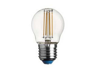 5blister lampada filo led sfera stick e27 - 6w - 2700?k calda - 806 lm - 45x78h fer381857