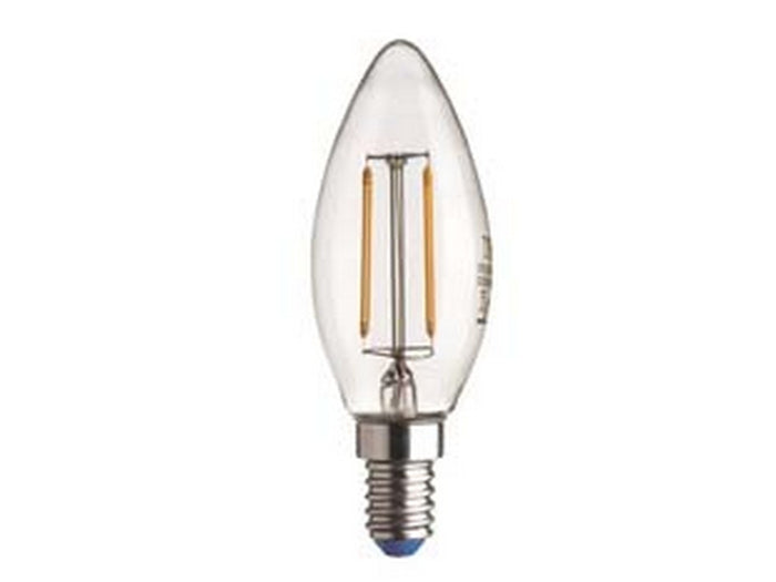 5blister lampada filo led oliva stick e14 - 4.5w - 2700?k calda - 470 lm - 35x97h fer338400