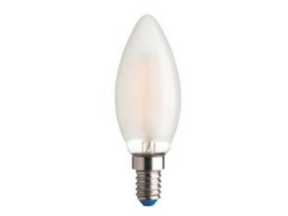 5blister lampada filo led oliva stick satinata e14 - 4.5w - 2700?k calda - 470 lm - 35x97h fer338486