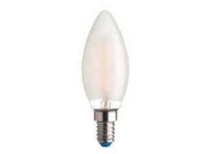 5blister lampada filo led oliva stick satinata e14 - 4.5w - 4000?k naturale - 470 lm - 35x97h fer338493