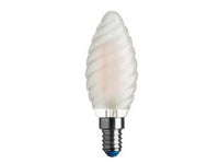 5blister lampada filo led tortiglione stick satinata e14 - 4.5w - 2700?k calda - 470 lm - 35x97h fer338509