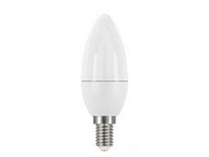 10pz lampada led oliva opale e14 - 3.3w - 2700?k calda - 250 lm - 280? - 35x102h fer264235