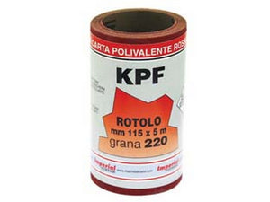 3pz carta resinata al corindone con supporto lattice kpf in miniroll - grana 150 fer342308