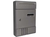 cassetta postale in metallo per esterni antracite - cm.20,5x6,5x29h. - antracite cod:ferx.fer343213