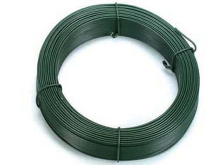 5pz filo plastificato verde in matasse mt.100 - n?10 filo ? mm.1,5 per legature fer7719