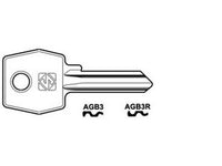 10pz chiavi per cilindri agb 5 spine piccole - agb3r sx fer347600