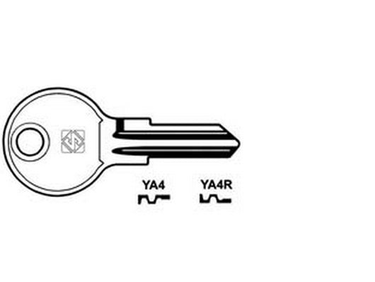 5pz chiavi per cilindri yale 5 spine piccole - ya4 dx fer347884