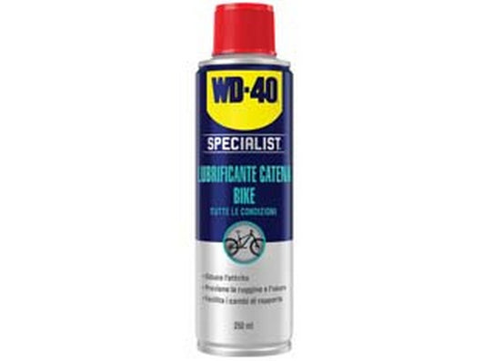 wd-40 specialist bike spray lubrificante catena per tutte le condizioni - ml.250 spray fer348775