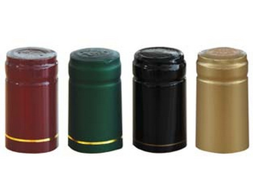 1blister capsula termoretraibile per bottiglie vino bordolesi pz.100 - nero cod:ferx.fer360807