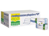 20pz carta asciugamani piegata a "c" eco - colore bianco fer361453