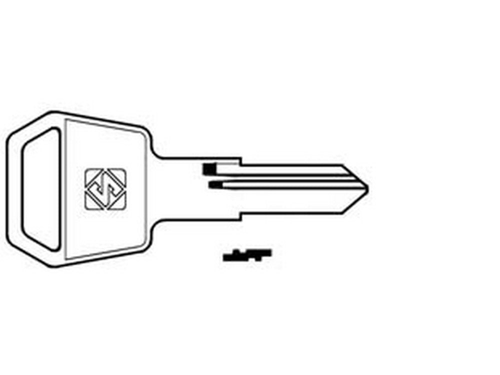 10pz chiavi per cilindri alubox 4 spine piccole alu1 - alu1 fer361750