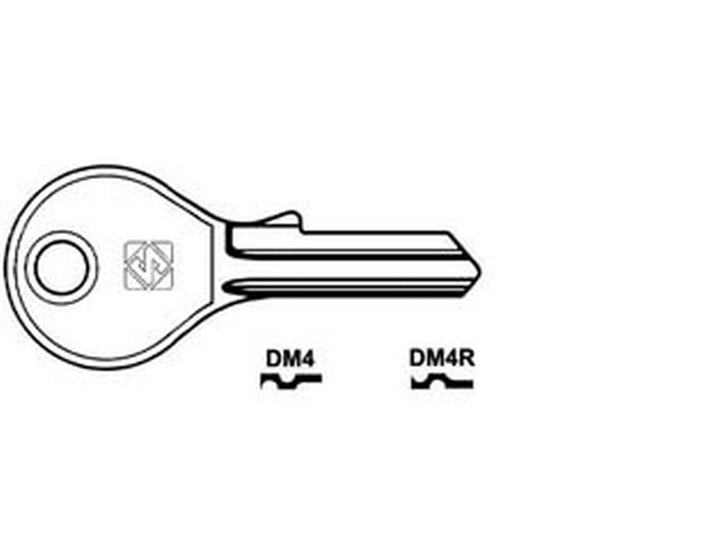 10pz chiavi per cilindri dom 4-5 spine piccole - dm4 dx fer361804