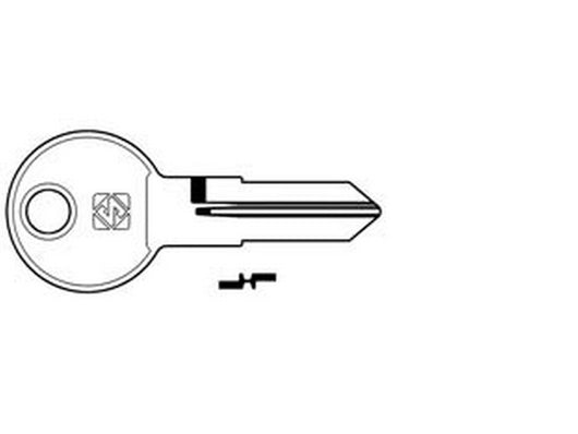 10pz chiavi per cilindri renz 5 spine piccole ren2 - ren2 fer361835