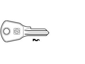 10pz chiavi per cilindri caf 4 spine piccole caf2 - caf2 dx fer362009