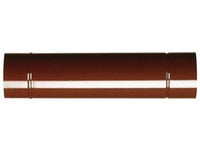 tubo porcellanato per stufe a legna marrone "ala smalto classic" - ? mm.120x250h. fer362979