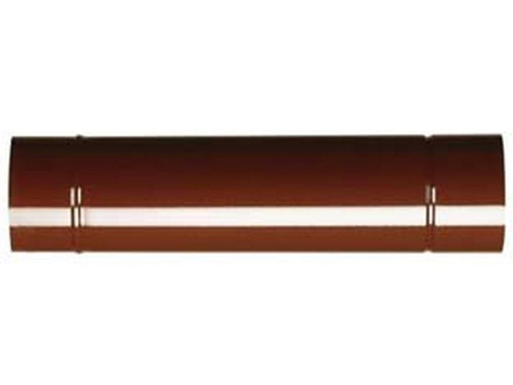 tubo porcellanato per stufe a legna marrone "ala smalto classic" - ? mm.140x250h. fer363037