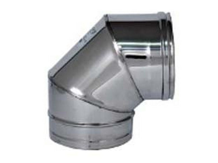 gomito a 90? acciaio inox aisi 304 monoparete spessore mm.0,5 - ? mm.300 fer457354