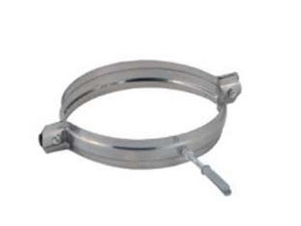 10pz collare reggitubo in acciaio inox aisi 304 monoparete spessore mm.0,5 - ? mm.80 cod:ferx.fer364539