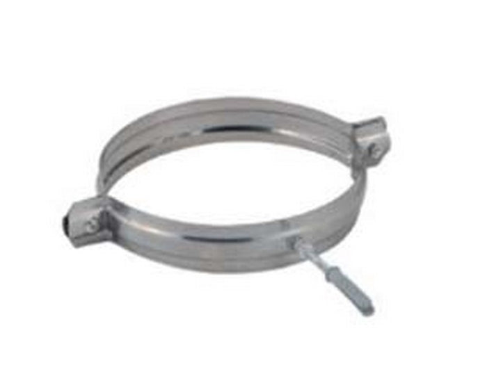 2pz collare reggitubo in acciaio inox aisi 304 monoparete spessore mm.0,5 - ? mm.300 cod:ferx.fer457392