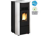 stufa a pellet giusy evo 2.0 7 kw bianca (conto termico) - misure cm.49,8x50,4x102,20h. - peso kg.83 fer367271