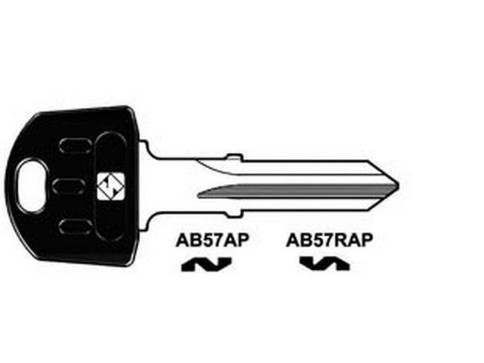 5pz chiavi per cilindri abus 7 spine piccole - ab57rap sx fer367325