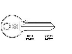 10pz chiavi per cilindri 5 spine grandi - cs18r sx fer367820