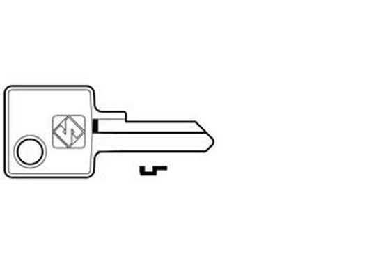 20pz chiavi per cilindri meroni 4 spine piccole mer2 in acc. nich. - mer2 dx fer368421