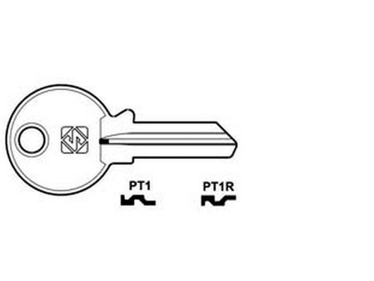 10pz chiavi per cilindri potent - pt1r dx fer368650