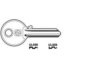 100pz chiavi per cilindri universal 5 spine piccole in acc. nich. - ul058 dx fer369220